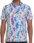 Bad Birdie Lei'd Short Sleeve Polo
