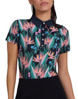 Bad Birdie Botanical Bump N Run Short Sleeve Polo