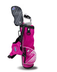 U.S Kids Golf Right Hand UL7-39 3 Club Carry Set - Pink/White