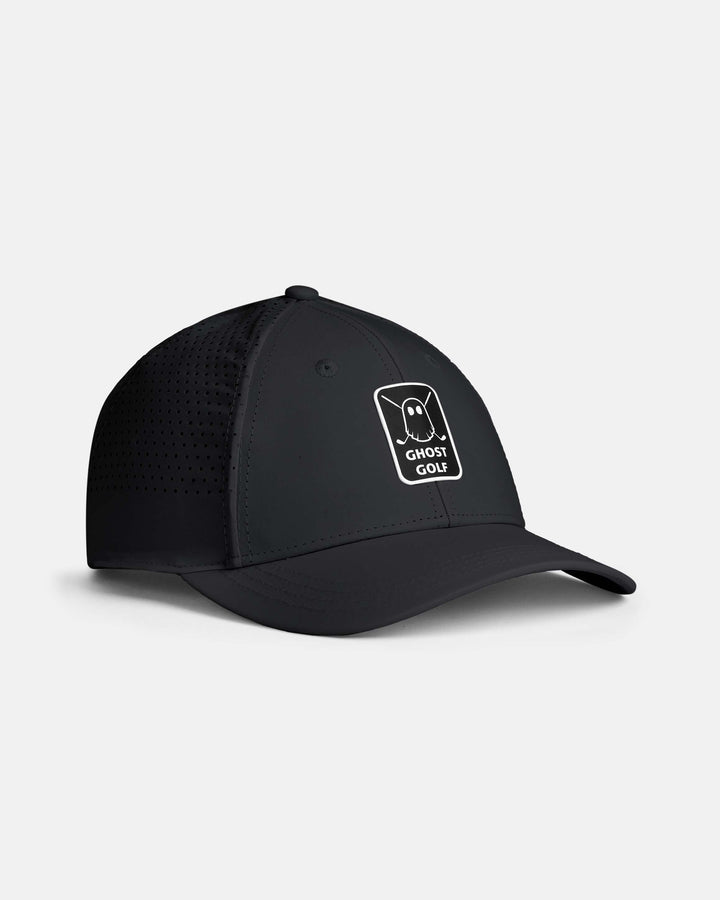 BITE NYLON CAP (BLACK) | GHOST GOLF GANG