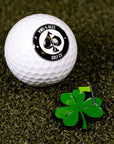 Pins and Aces Shamrock Ball Marker