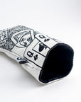 Pins and Aces White Out Queen of Spades Fairway Cover
