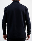 Pins and Aces Player Preferred Waffle Knit 1/4 Zip Pullover - Black