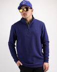 Pins and Aces Player Preferred Waffle Knit Pullover - Navy