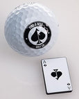 Pins and Aces Ace of Spades Ball Marker