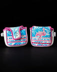 Pins and Aces Flamingo Flock Mallet Cover