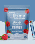 Ultima Replenisher Blue Raspberry Hydration Sticks - 20 Serving Stick Packs