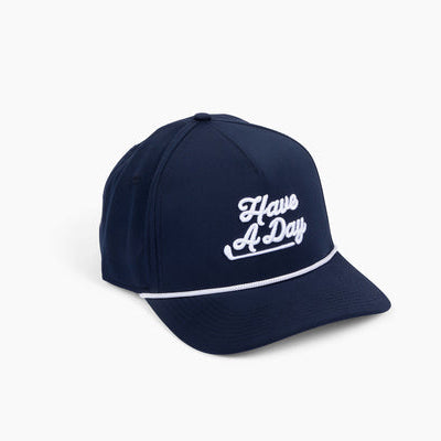 Breezy Golf Have a Day Navy Rope Hat