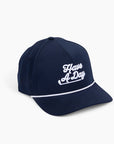 Breezy Golf Have a Day Navy Rope Hat