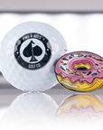 Pins and Aces Donut Ball Marker