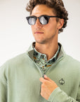 Pins and Aces Player Preferred Waffle Knit Pullover - Olive