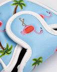 Pins and Aces Dancing Flamingo Mallet Putter Cover