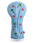 Pins and Aces Dancing Flamingo Driver Cover