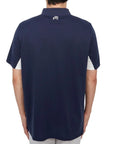 Malbon Evergreen Paneled Performance Pique Polo