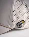 Pins and Aces Perforated Rope Hat - Bone