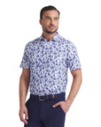 Puma CLOUDSPUN Carmela Floral Polo - White Glow / Haute Tropic