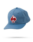 Pins and Aces Performance Spade Hat - Blue