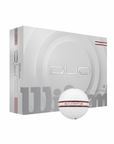 Wilson Duo Soft Golf Balls - White/Red