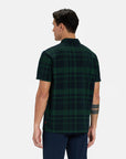 Ghost Golf Spectator Plaid Polo