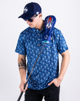Pins and Aces Nasa Space Walker Short Sleeve Polo