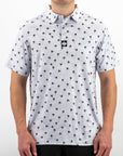 Pins and Aces Palm Sunday Short Sleeve Polo