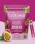 Ultima Replenisher Passionfruit Electrolyte Hydration Sticks - 20 Serving Stick Packs