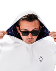 Pins and Aces Performance Golf Hoodie - Blue Splatter