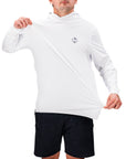 Pins and Aces Performance Golf Hoodie - Blue Splatter