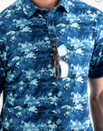 Pins and Aces Pins and Aces Electric Camo Polo