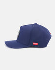 Ghost Golf Icon Patch Snapback Hat - Navy