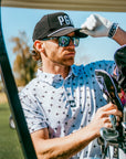 Pins and Aces Palm Sunday Short Sleeve Polo
