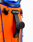 Pins and Aces Player Preferred™ 5 Way Golf Bag - Orange Crush