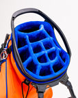Pins and Aces Player Preferred™ 14 Way Golf Bag - Orange Crush