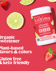Ultima Strawberry Margarita Mocktini Electrolyte Drink Mix
