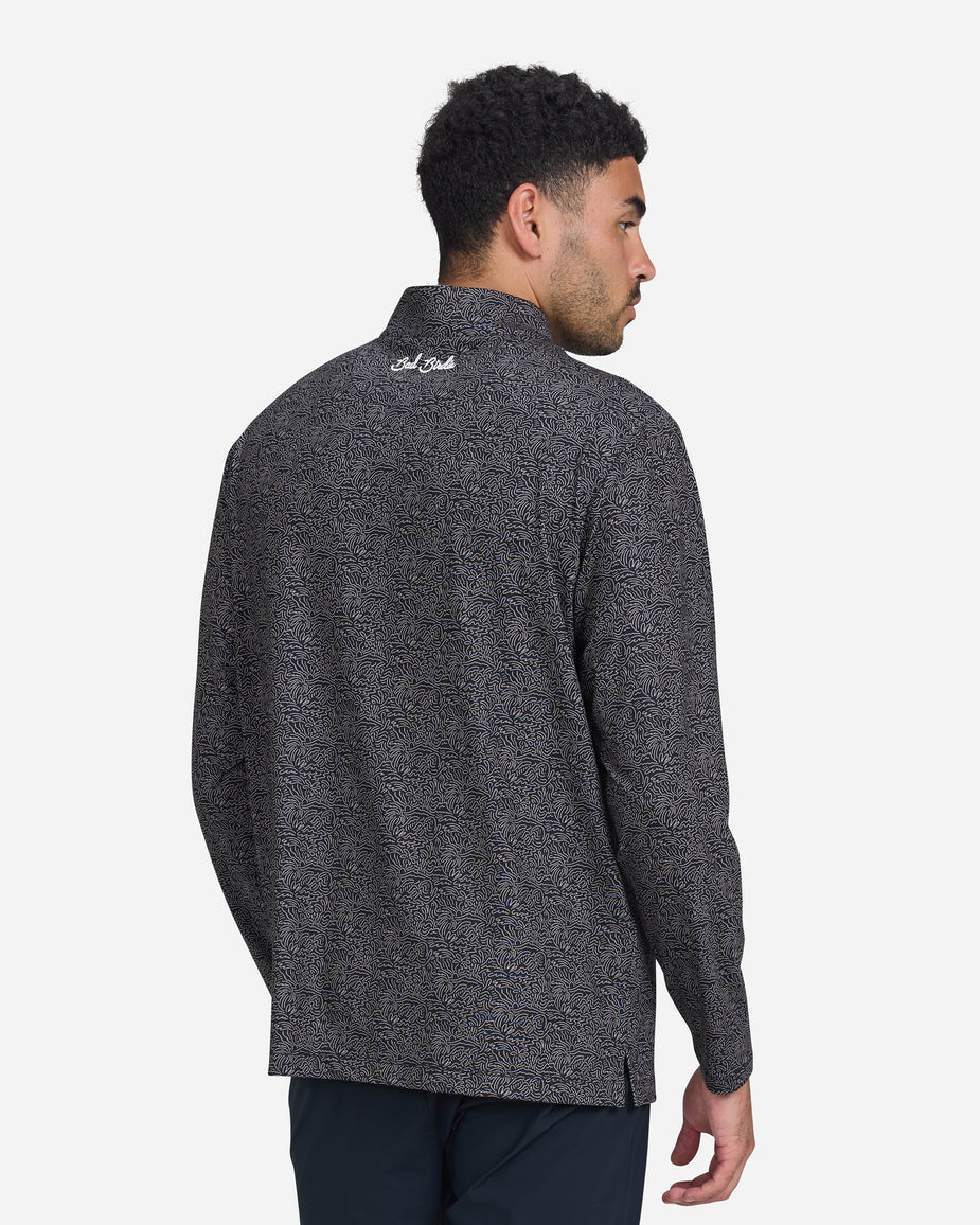 Bad Birdie Swarles Barkley Quarter Zip Performance Golf Pullover