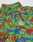 Pins and Aces Youth TMNT Mean Green Short Sleeve Polo