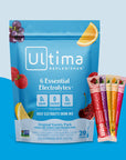 Ultima Replenisher Variety Pack Electrolyte Hydration Sticks - 20 Serving Stick Packs