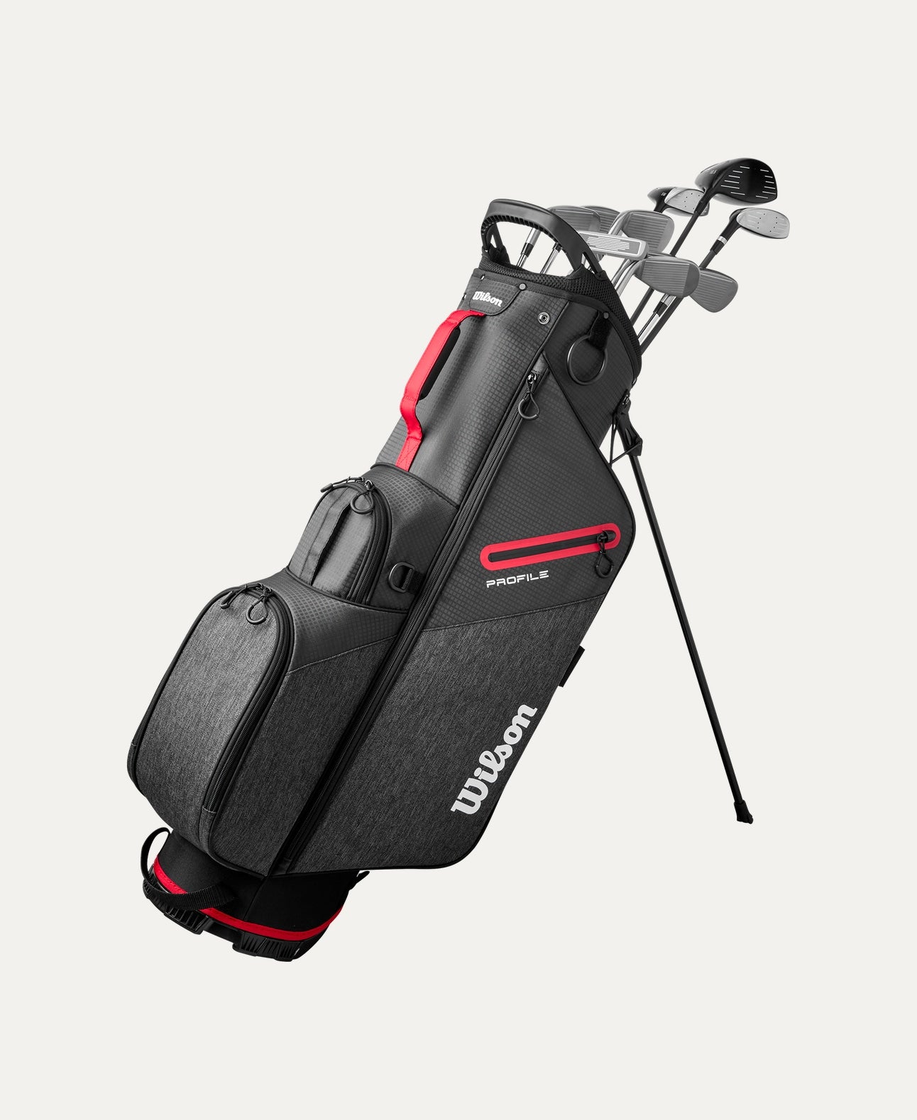 Wilsonゴルフバック Wilson Men's Profile Complete Set With Stand Bag - Right Hand