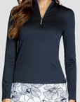 Tail Activewear Giralia Long Sleeve Golf Top - Onyx