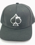 Pins and Aces Performance Spade Hat - Ash Grey