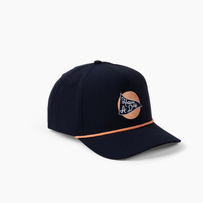 Breezy Golf Have A Day Navy & Peach Drink Hat