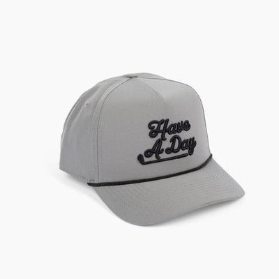 Breezy Golf Have a Day Gray Rope Hat