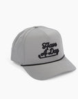 Breezy Golf Have a Day Gray Rope Hat