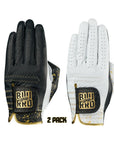 BLURRD YOUTH THE 24K GOLF GLOVE - TUXEDO 2-PACK