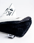 Pins and Aces White Out Ace of Spades Blade Putter Cover