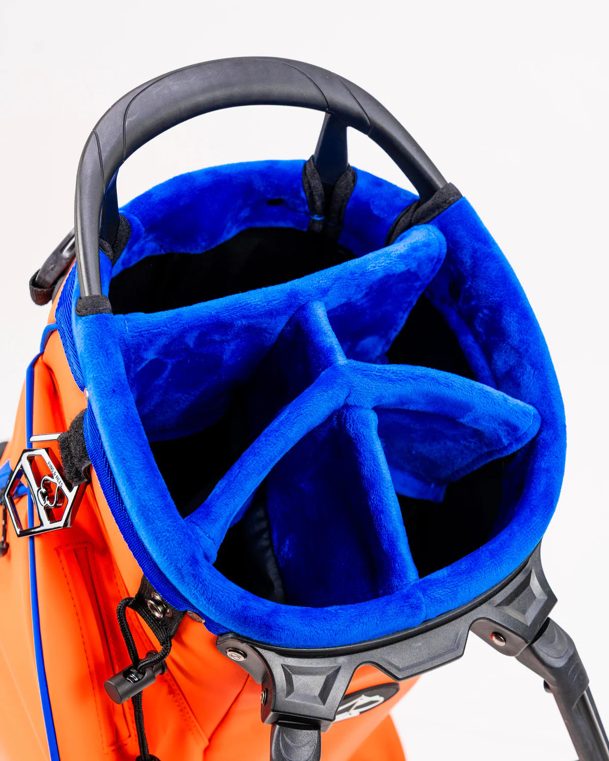 Pins and Aces Player Preferred™ 5 Way Golf Bag - Orange Crush