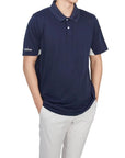 Malbon Evergreen Paneled Performance Pique Polo