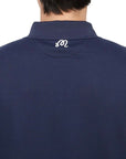 Malbon Evergreen Paneled Performance Pique Polo