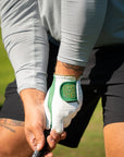 Blurrd MEN’S THE 24K GOLF GLOVE - GREEN/WHITE - 2 PACK