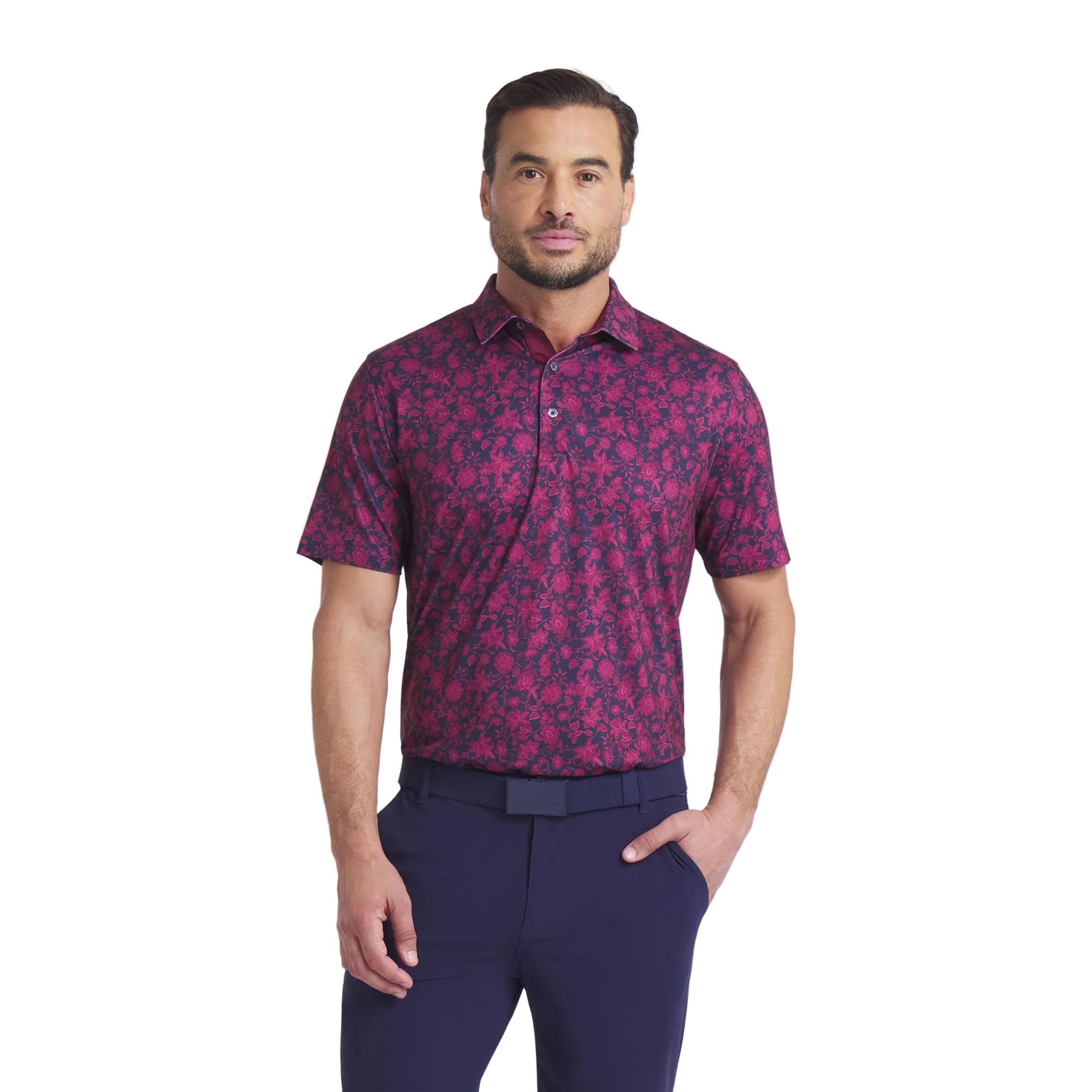 【5y 】soor ploom imelda cloud ブラウス Puma CLOUDSPUN Carmela Floral Polo - Deep Navy / Ruby Shimmer